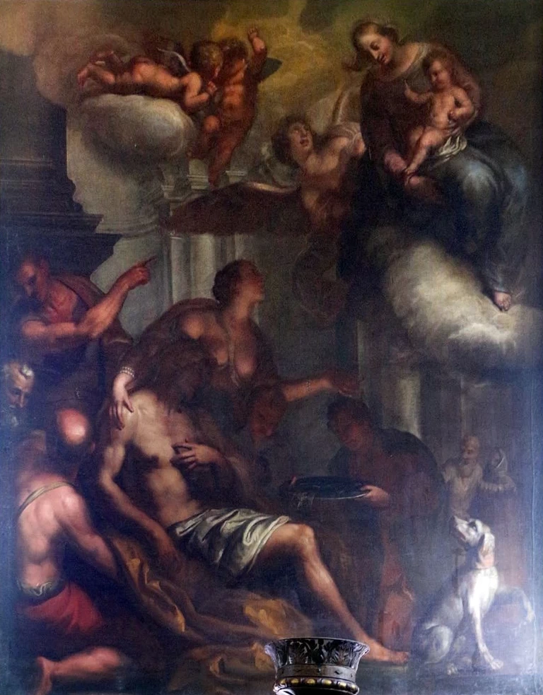 Miracoli della Madonna, guarigione di un ammalato - Scuola Grande dei Carmini , Venezia
